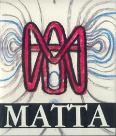 Vintage  Matta.Entretiens... - Rare Book illustrated by Roberto Matta - 1987