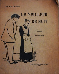 Le Veilleur de Nuit - Rare Book by Sacha Guitry - 1910s