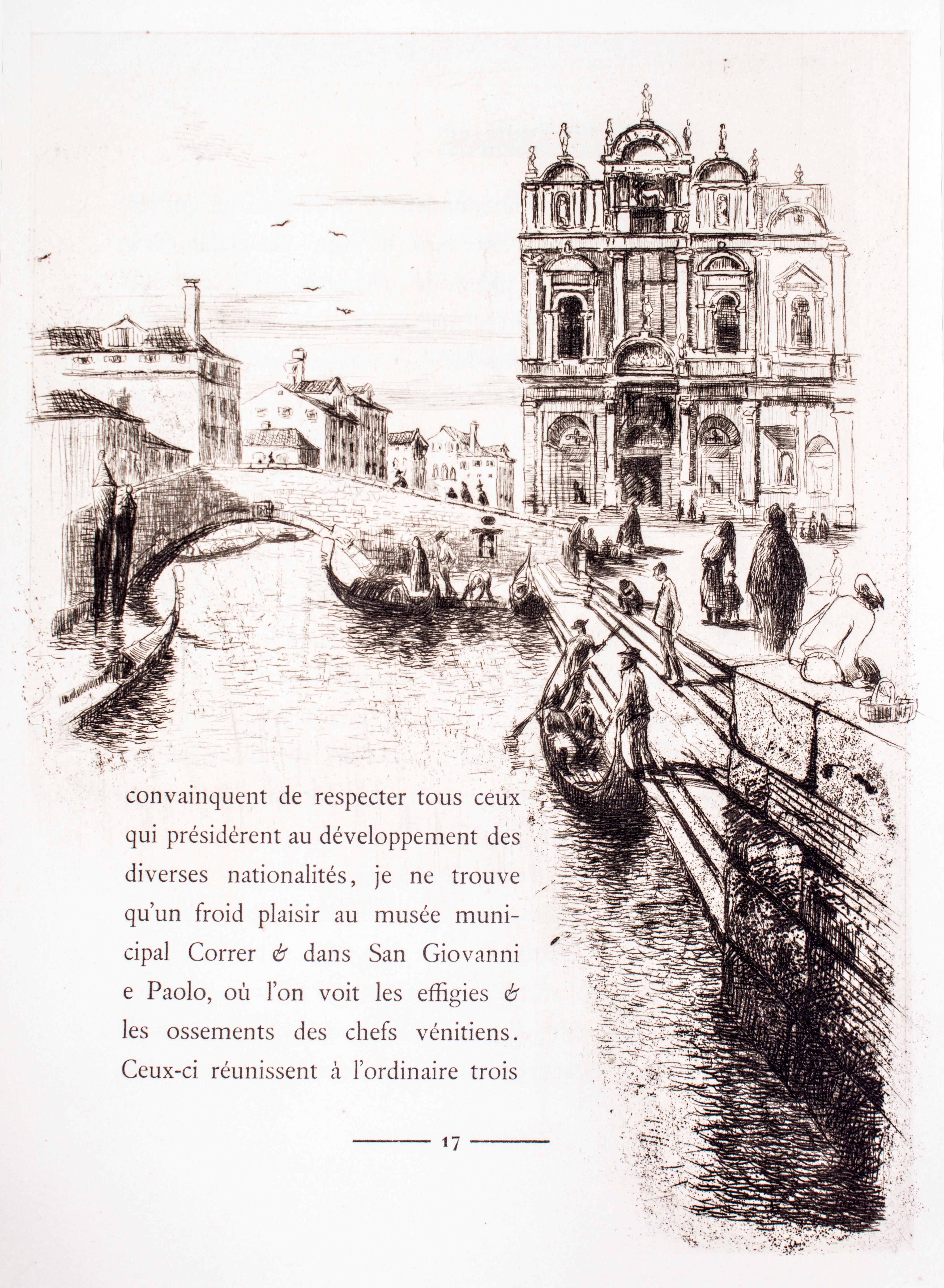 La Mort de Venise - Rare Book illustrated by G. Le Meilleur - 1920 For Sale 2