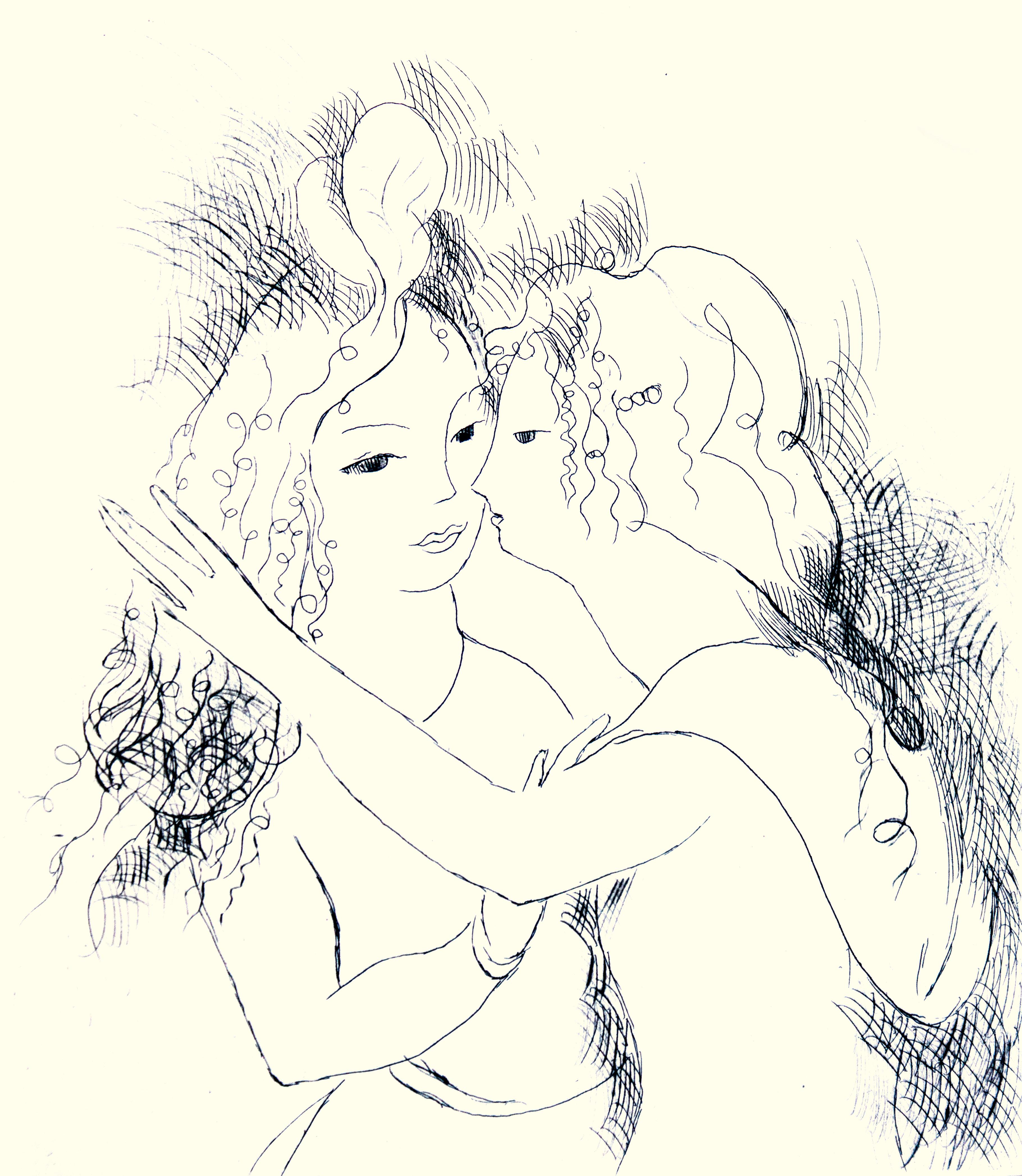 Poèmes de Sapho - Rare Book illustrated by Marie Laurencin - 1950 For Sale 7