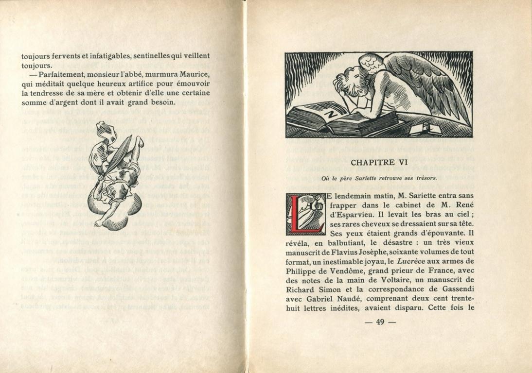 La Revolte des Anges - Rare Book illustrated by Siméon - 1921 For Sale 1
