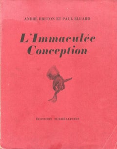 Vintage L'Immaculée Conception - Rare Book illustrated by André Breton - 1930