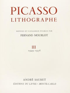 Lithographie III, 1949-1956- Livre rare illustré par Pablo Picasso - 1956