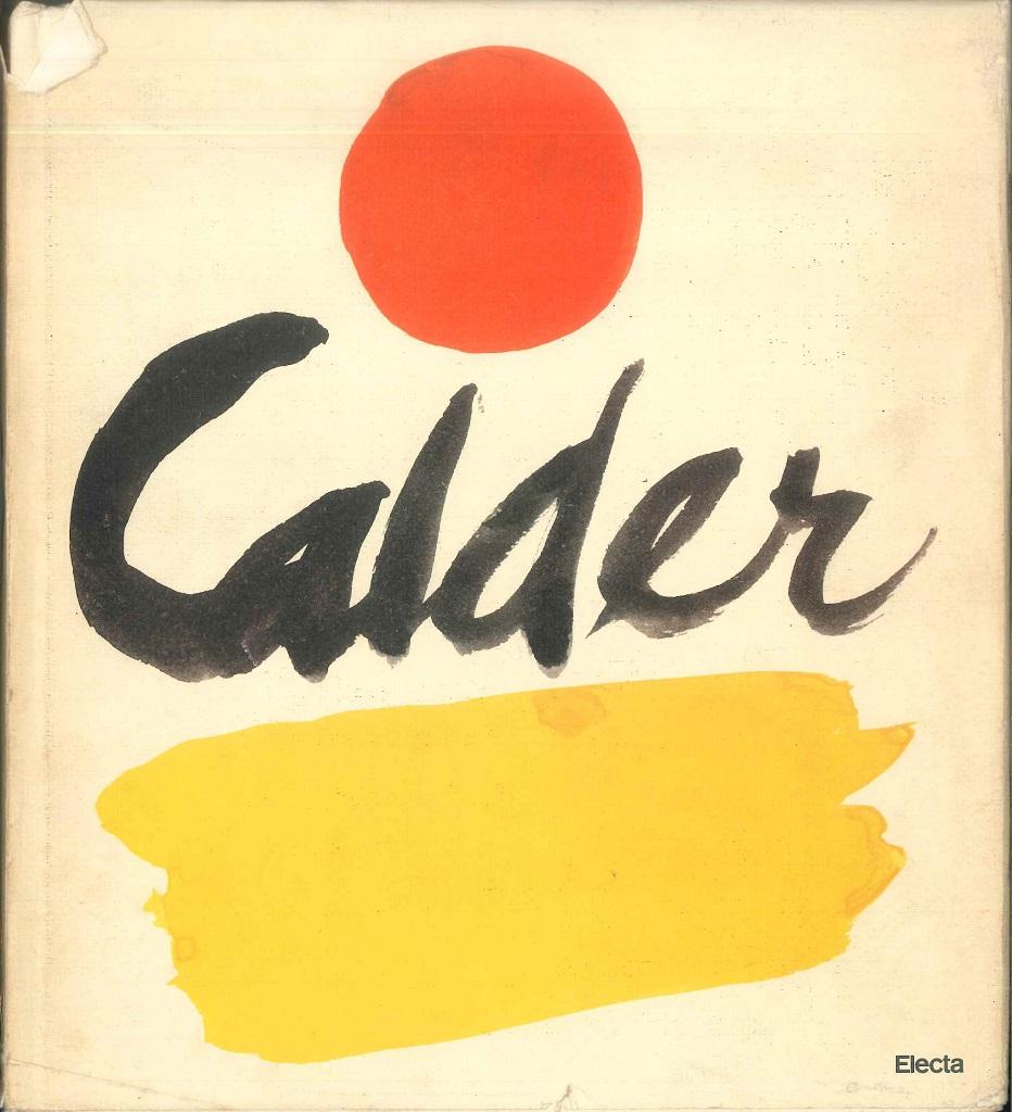 Catalogue of the exhibition of Alexander Calder held at the Palazzo a Vela in Turin from 2 July to 25 September 1983.

Richly illustrated in b/w and color.

In-4º, in Italian, pp. 250, cm 28,5 x 2,5 x 26, 1983. Published by Electa.

Hardcover.