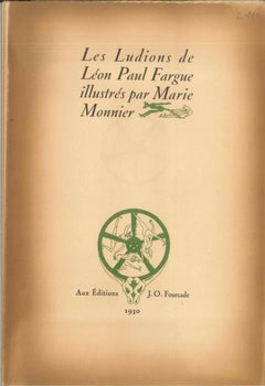  Le Ludions – Seltenes Buch, illustriert von Marie Monnier – 1930