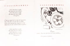 Calligrammes - Rare Book illustrated by Giorgio De Chirico - 1930