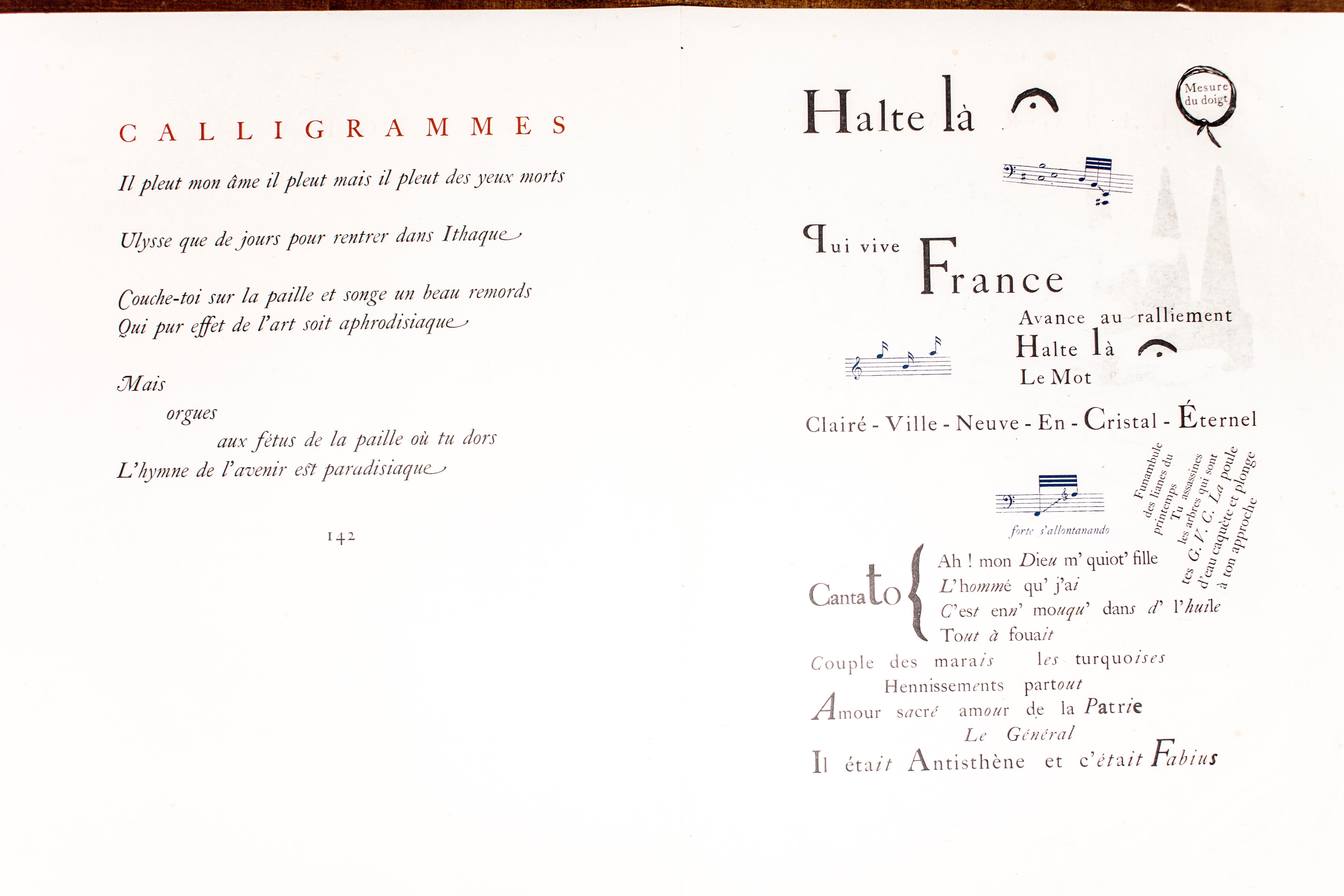 Calligrammes - Rare Book illustrated by Giorgio De Chirico - 1930 For Sale 4