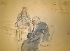 La Coupe, dessin de D. Delapierre, années 1940