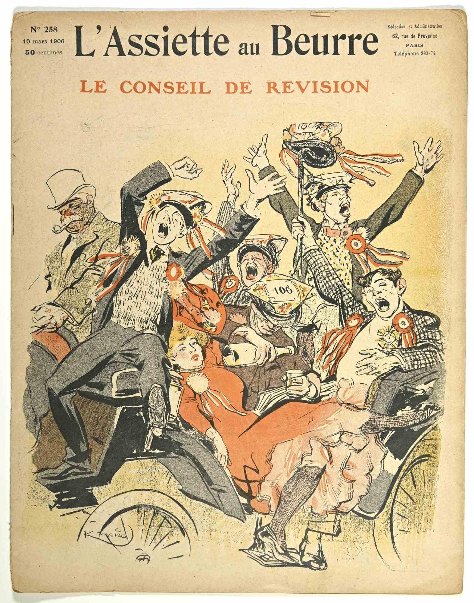 Assiette au Beurre  Vintage Comic Magazine – 1906 – Art von Unknown