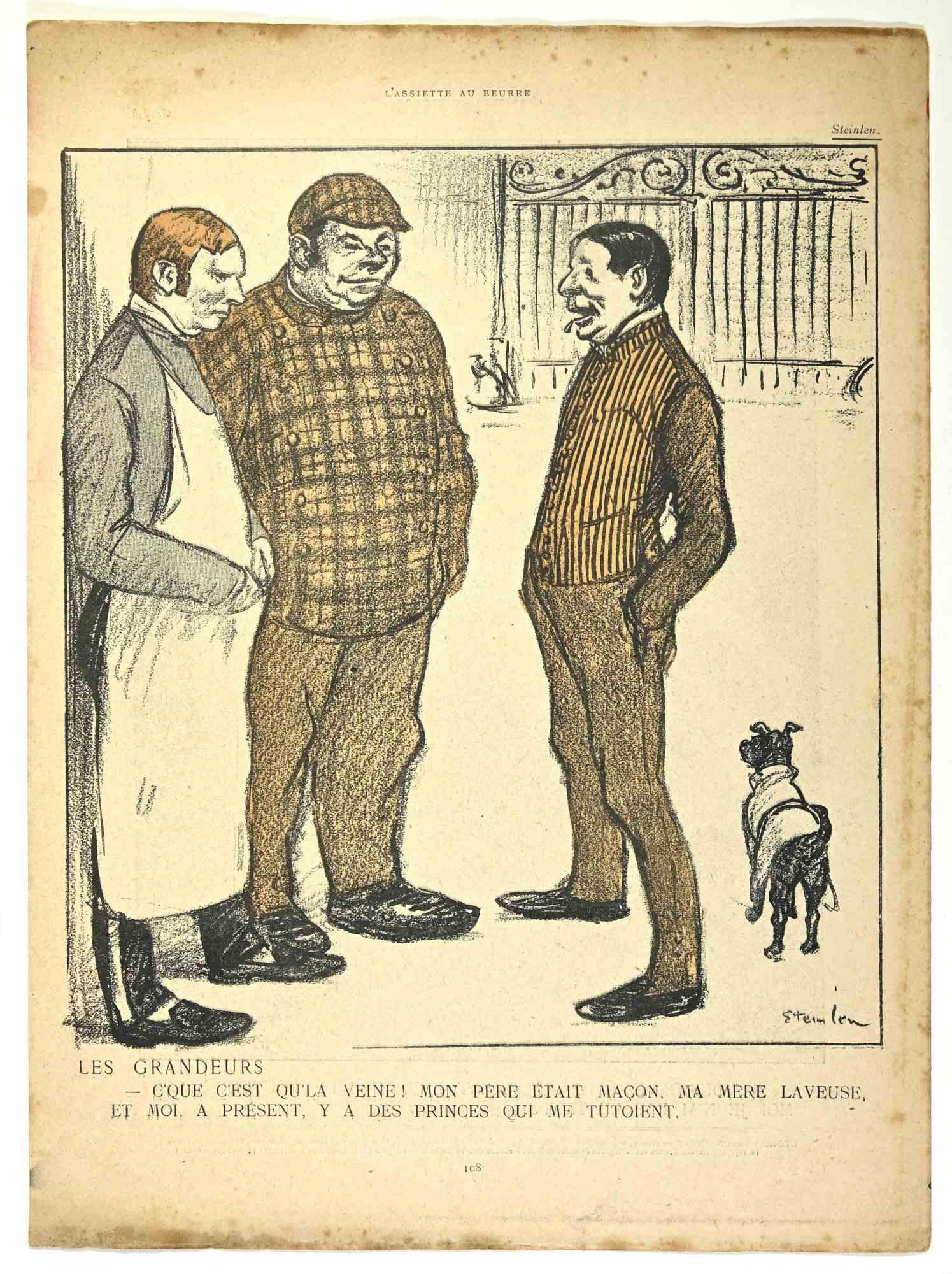 L'Assiette au Beurre  - Vintage Comic Magazine - 1901 - Modern Art by Unknown