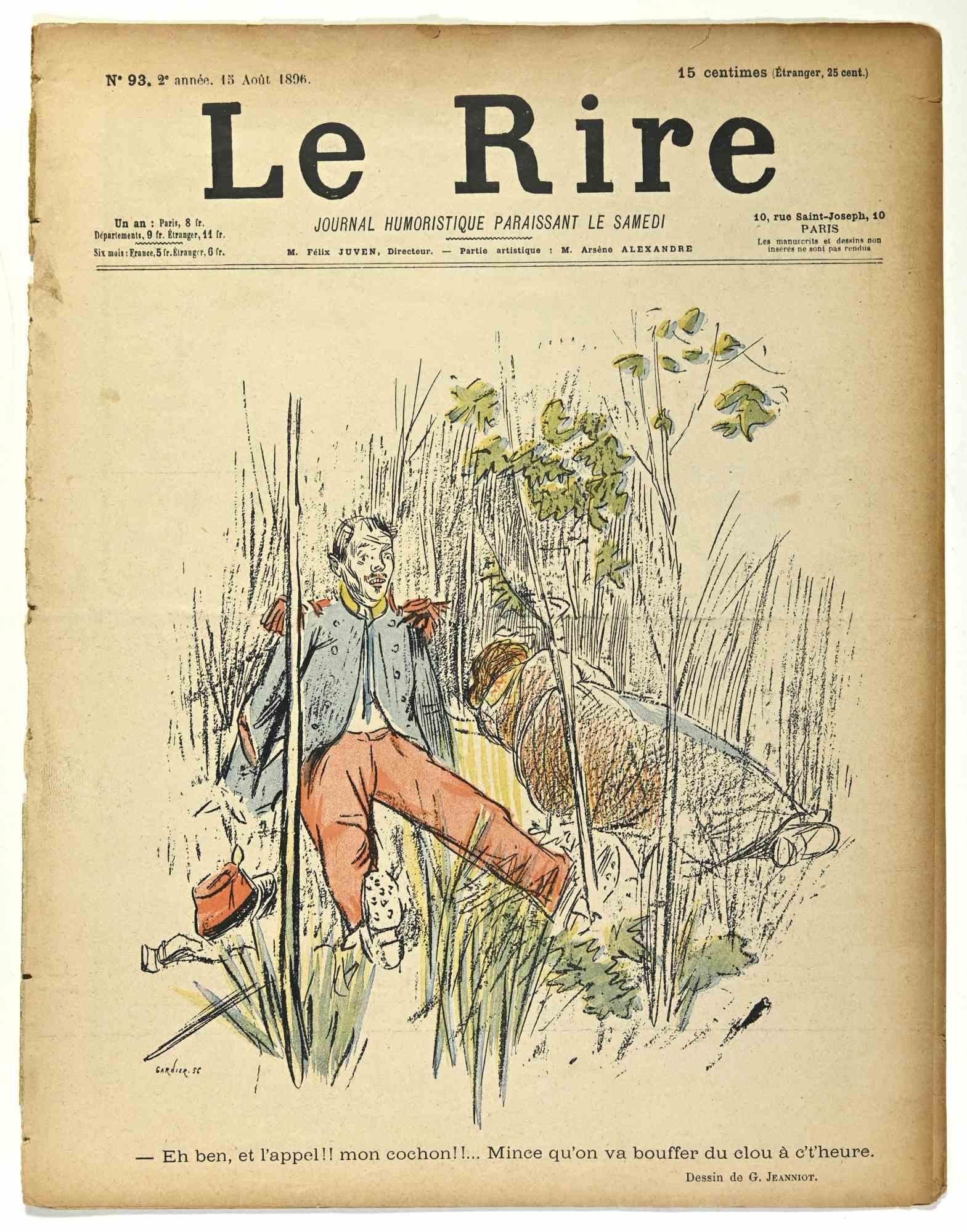 Le Rire - Vintage Comic Magazine - 1896 - Art by Pierre Georges Jeanniot