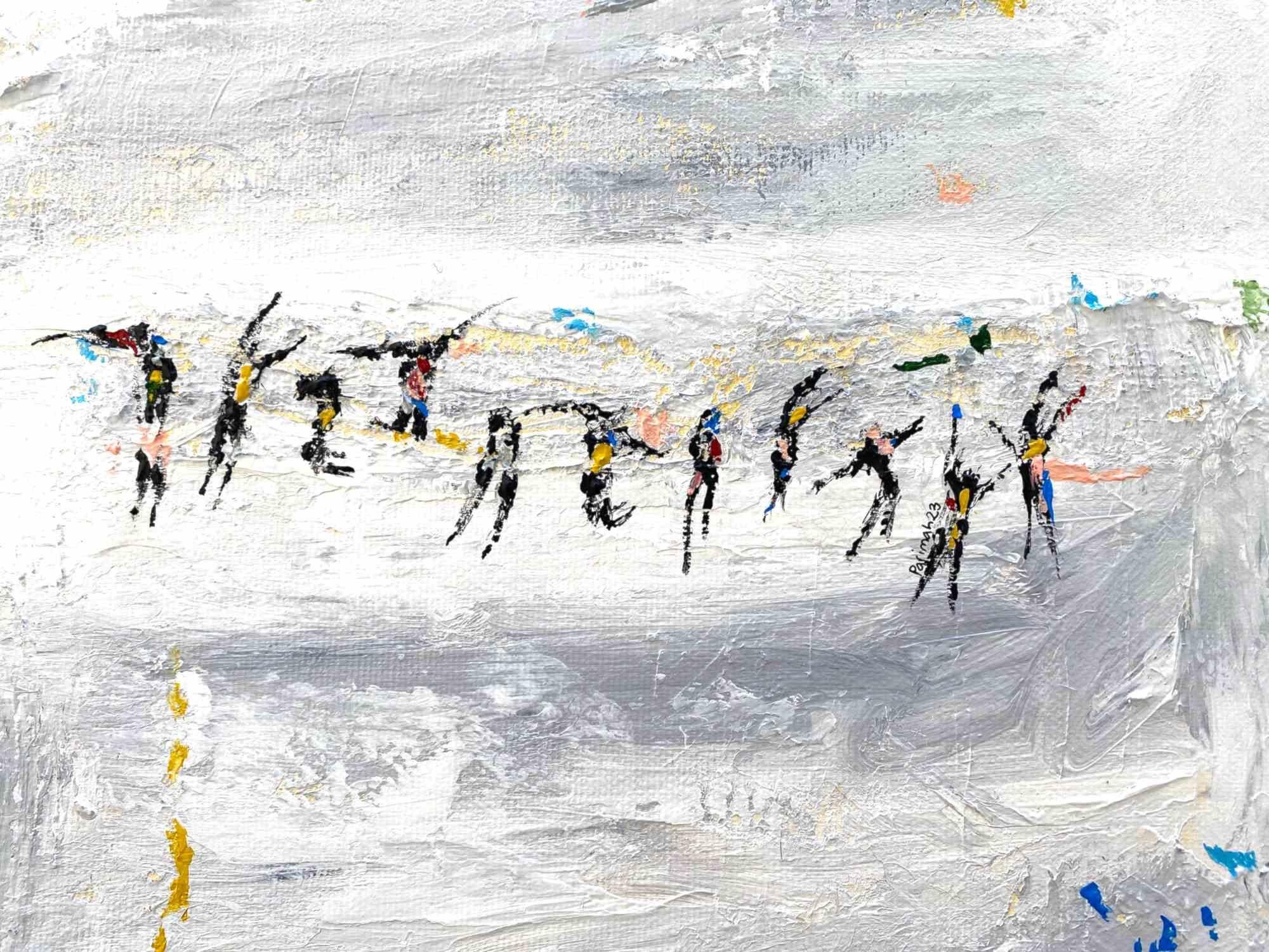 Regenbogen's Song Of Freedom – Gemälde von Parimah Avani – 2023 im Angebot 1
