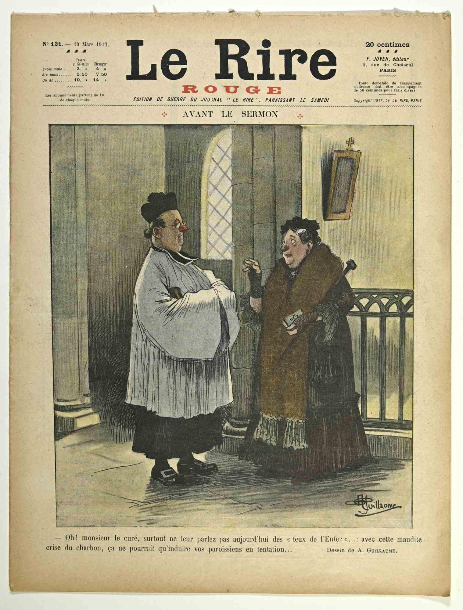 Le Rire - Vintage Comic Magazine - 1917 - Art by  Albert Guillaume