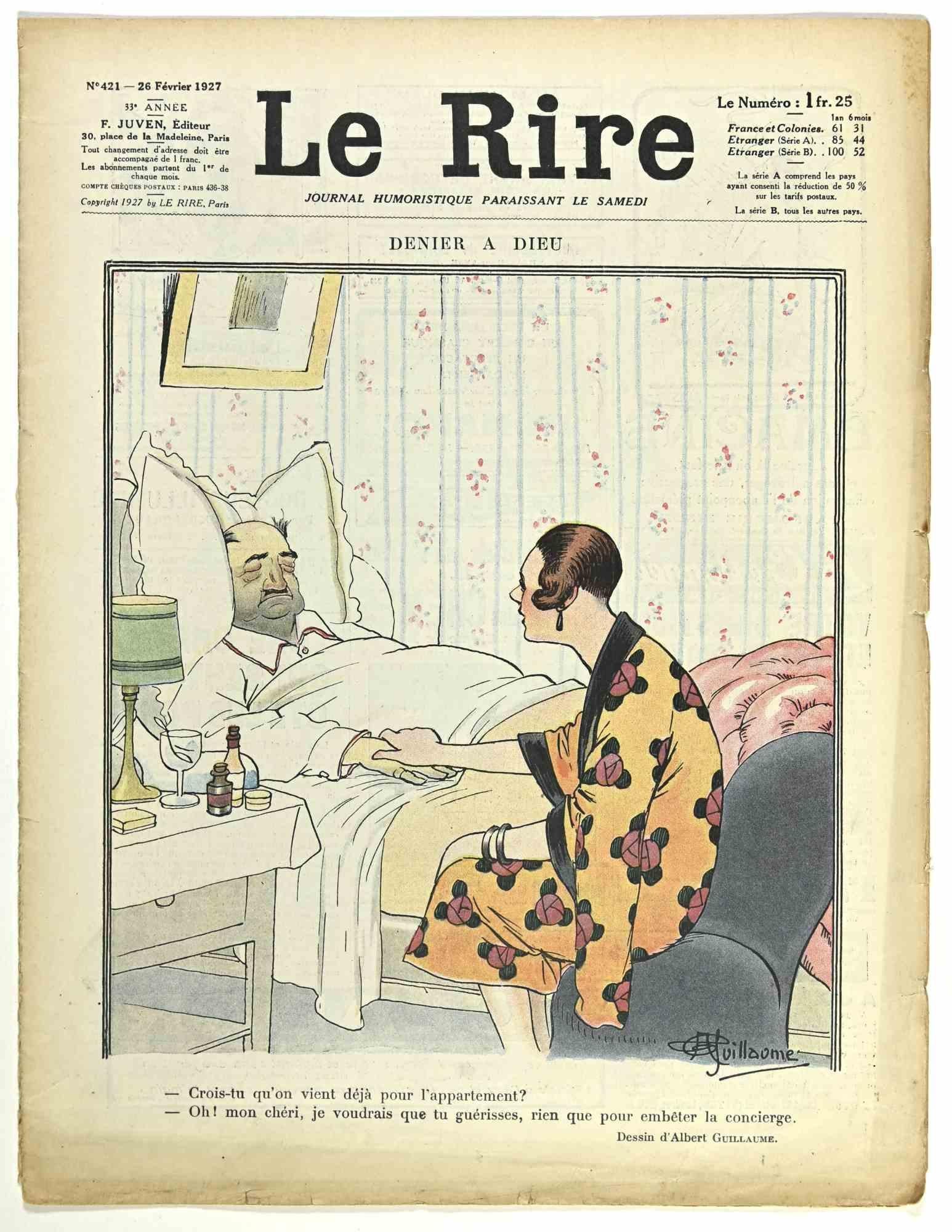 Le Rire - Vintage Comic Magazine - 1927 - Art by  Albert Guillaume
