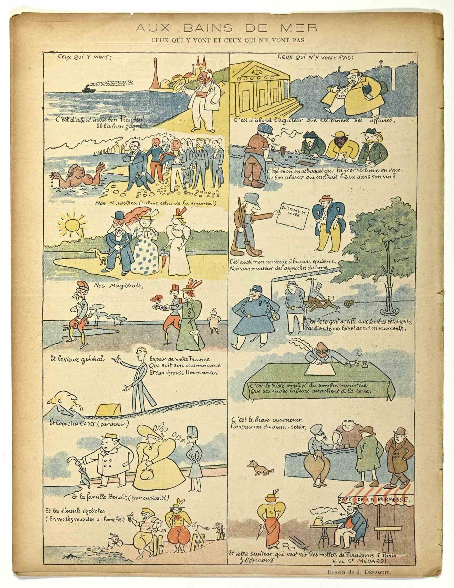 Le Rire - Vintage Comic Magazine - 1896 - Modern Art by Lucien Métivet