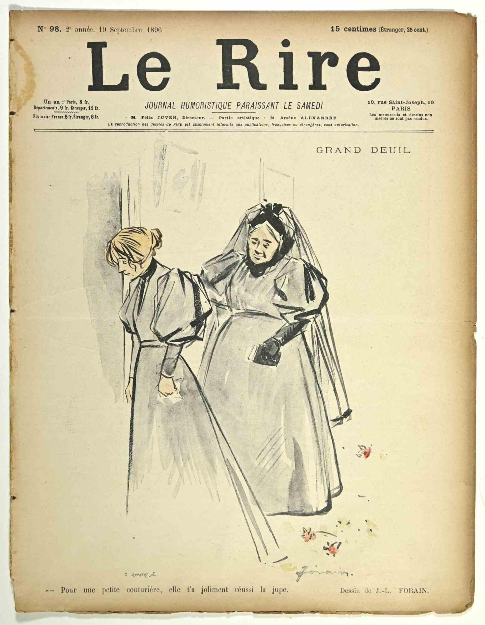 Le Rire - Vintage Comic Magazine - 1896 - Art by Jean Luis Forain