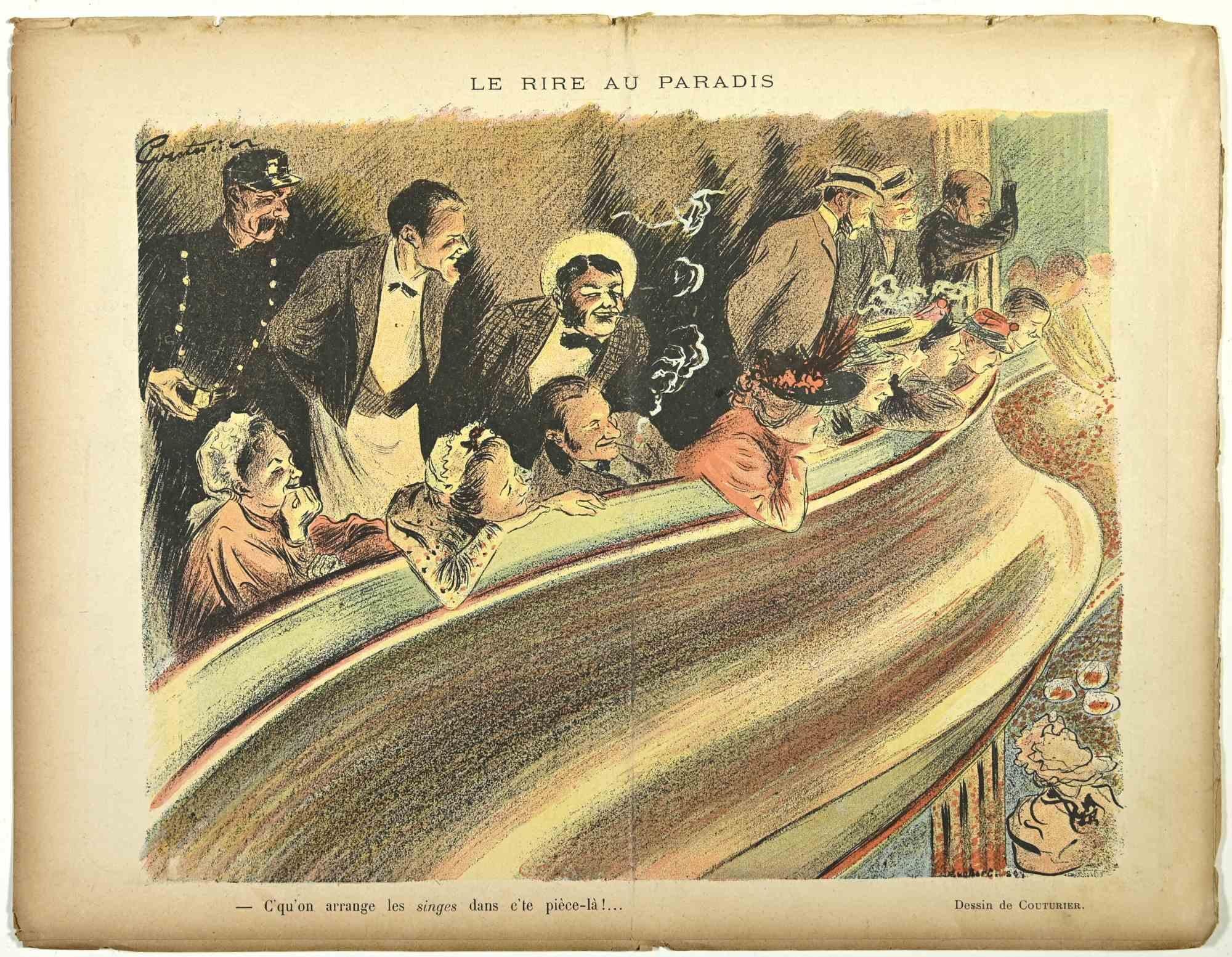 Le Rire - Vintage Comic Magazine - 1896 - Modern Art by Jean Luis Forain