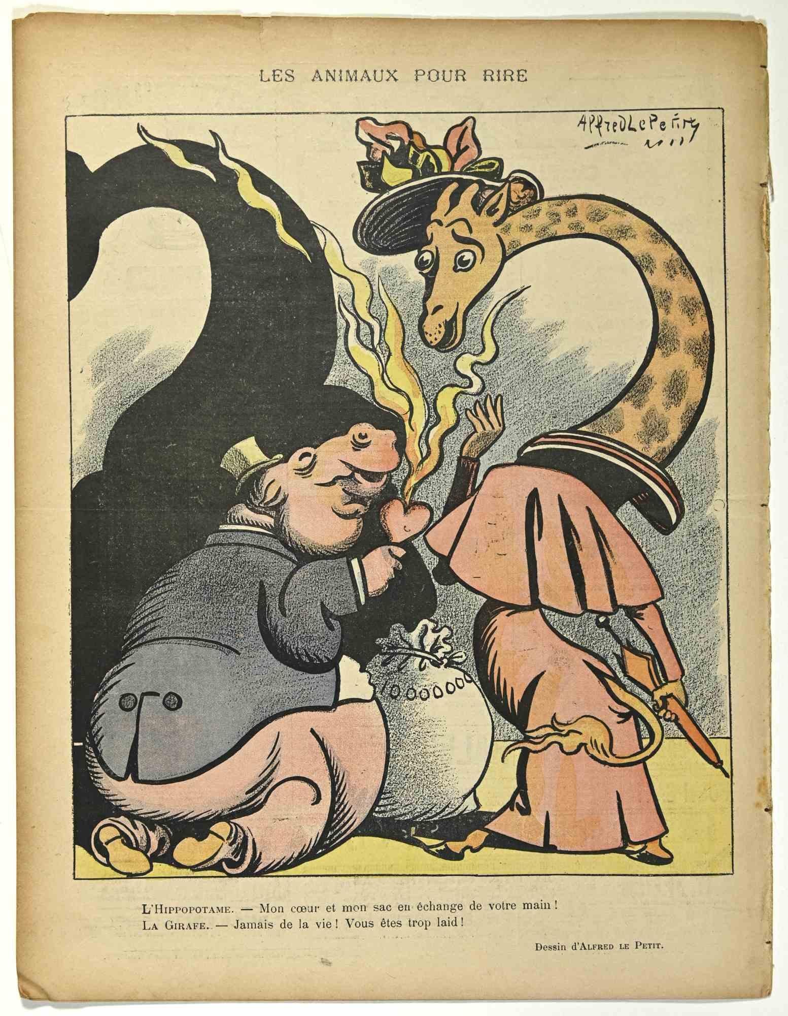 Le Rire - Vintage Comic Magazine - 1928 - Modern Art by Charles Huard