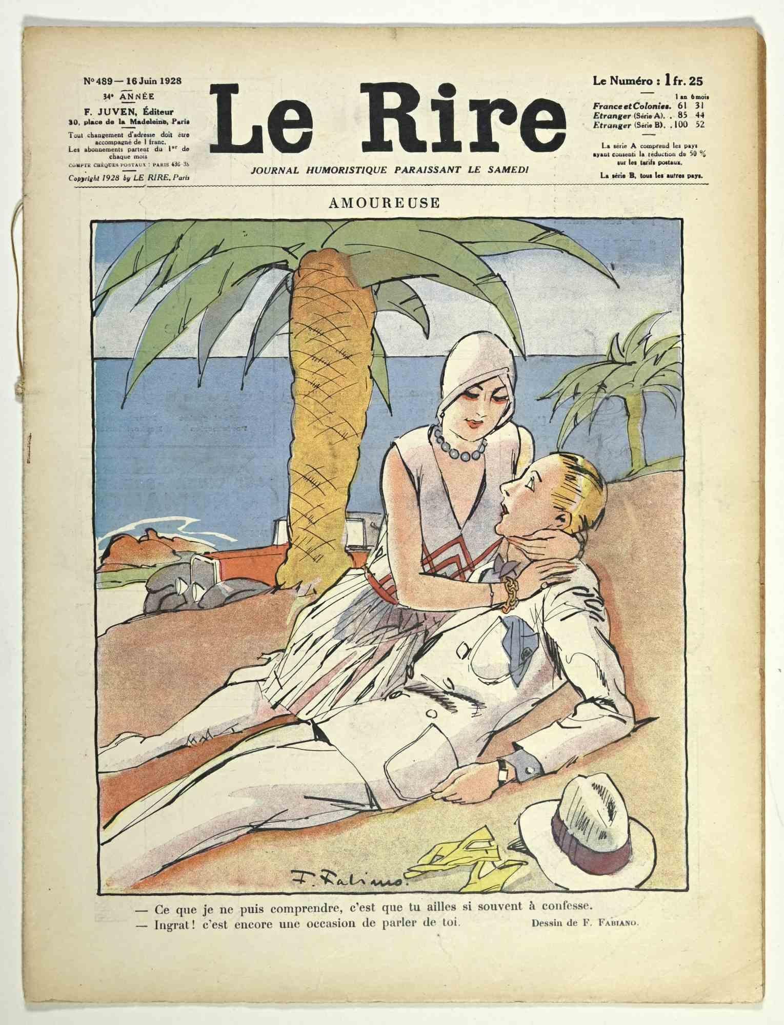 Le Rire - Vintage Comic Magazine - 1928 - Art by Fabien Fabiano