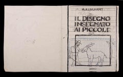 Teaching Drawing to Children - Drawing by Alexandre Lagrant - 1930s