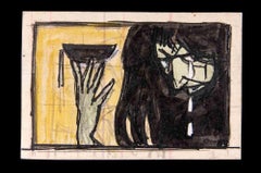 Lacrime magiche - Disegno di Gabriele Galantara - Inizio del XX secolo