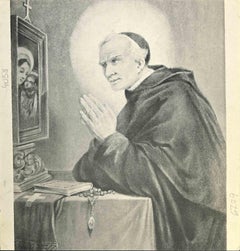 The  Woman's Face - Drawing by L. B. Saint-André - Mid 20th Century