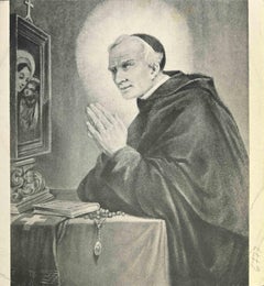 La mujer - Dibujo de L. B. Saint-André - Mediados del siglo XX