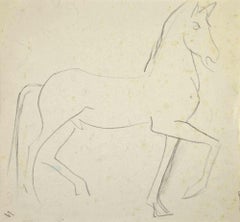 The Horse - Drawing by L. B. Saint-André - Mid 20th Century