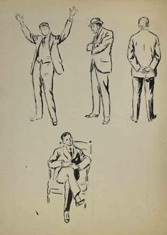 Portrait d'hommes - Original - Fin du 19ème siècle