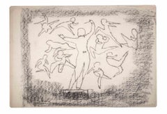 Orchestra Director - Drawing by Mino Maccari - 1950s