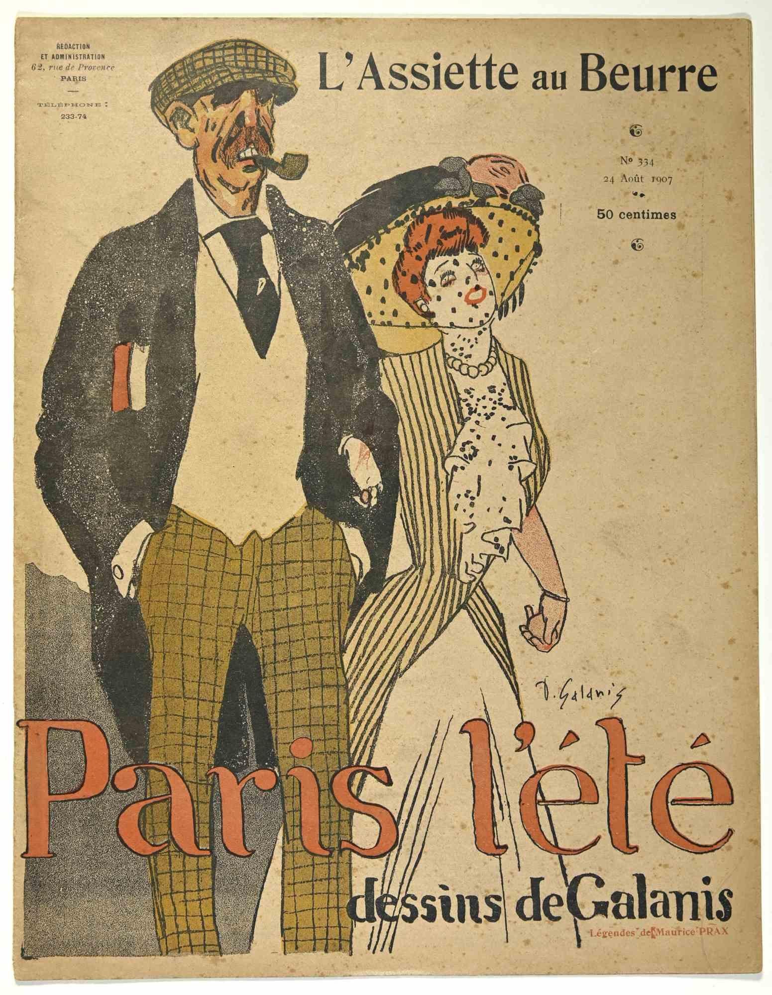 L'Assiette au Beurre - Vintage Comic Magazine - 1907 - Art by Demetrios Galanis