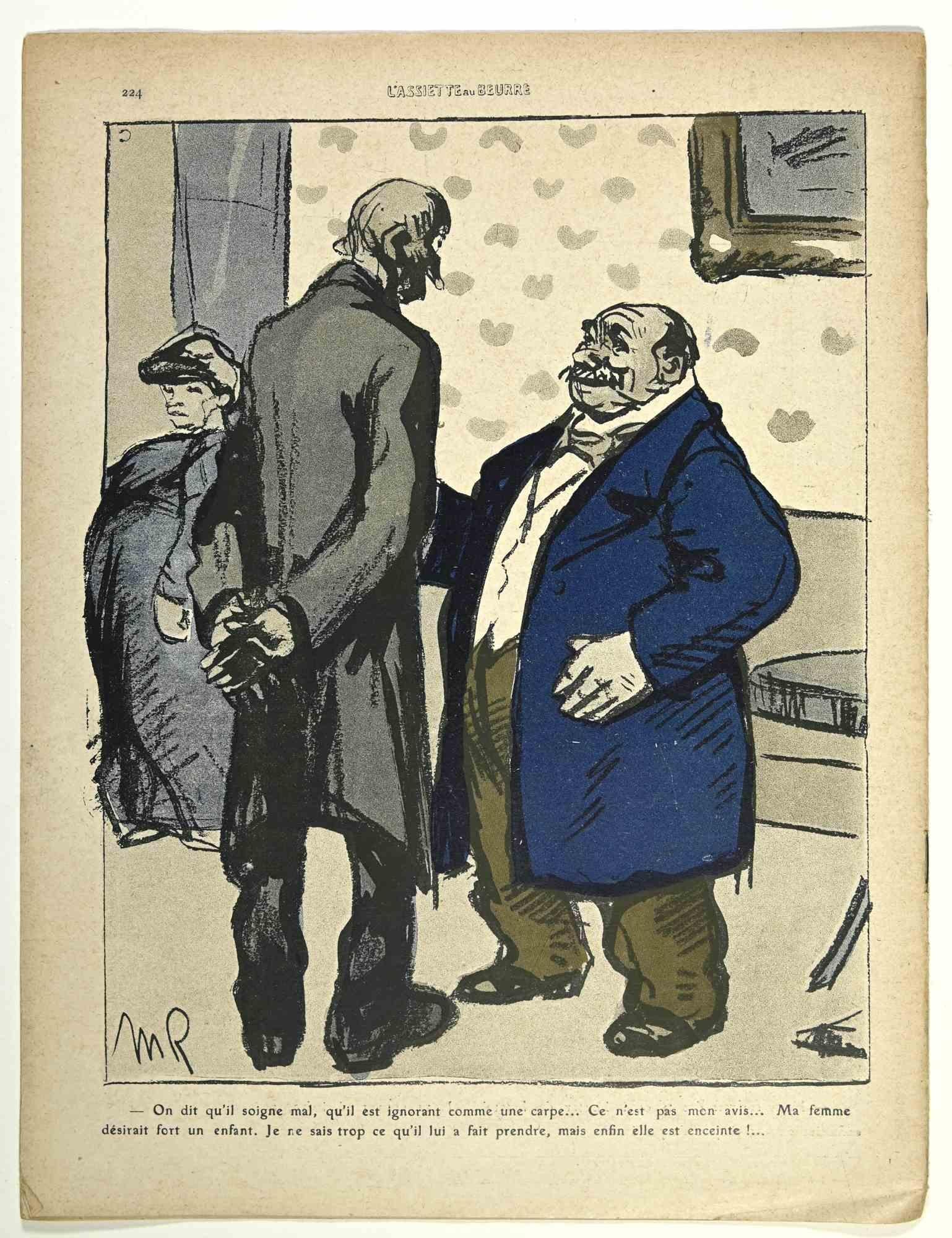 L'Assiette au Beurre - Vintage Comic Magazine - 1907 - Modern Art by Ricardo Florés 