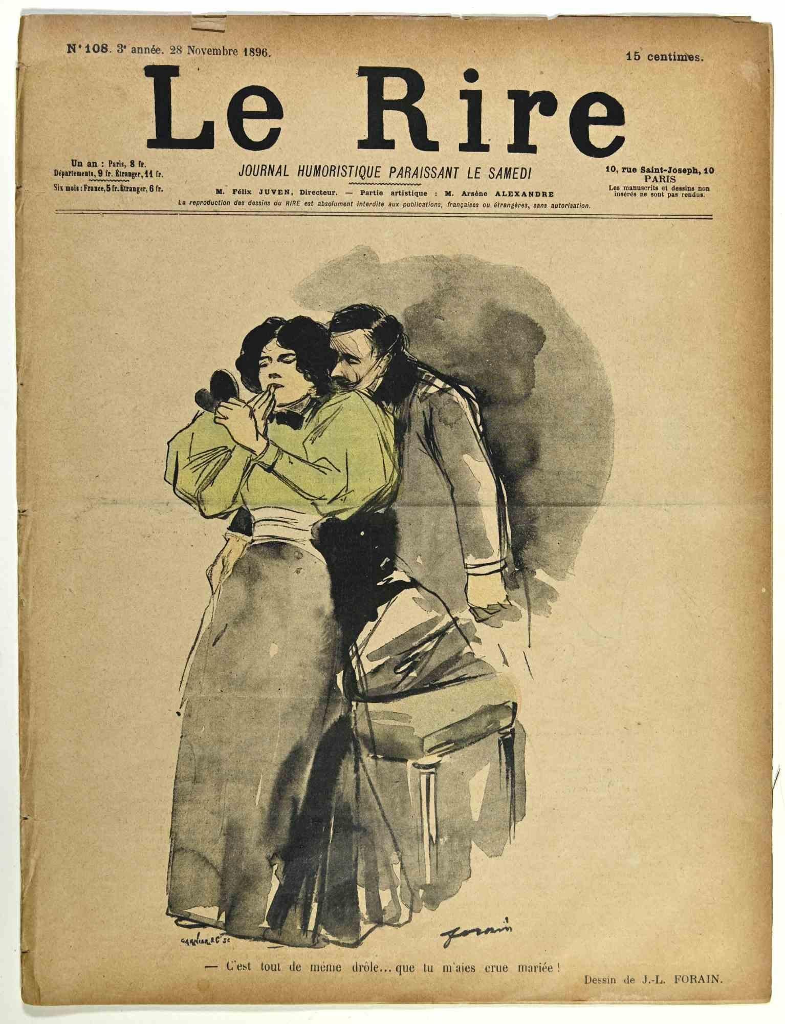 Le Rire - Livre rare d'après Jean Luis Forain - 1896 en vente 1