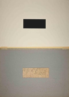 The Murder - Drawing by Gabriele Galantara - Early 20th Century