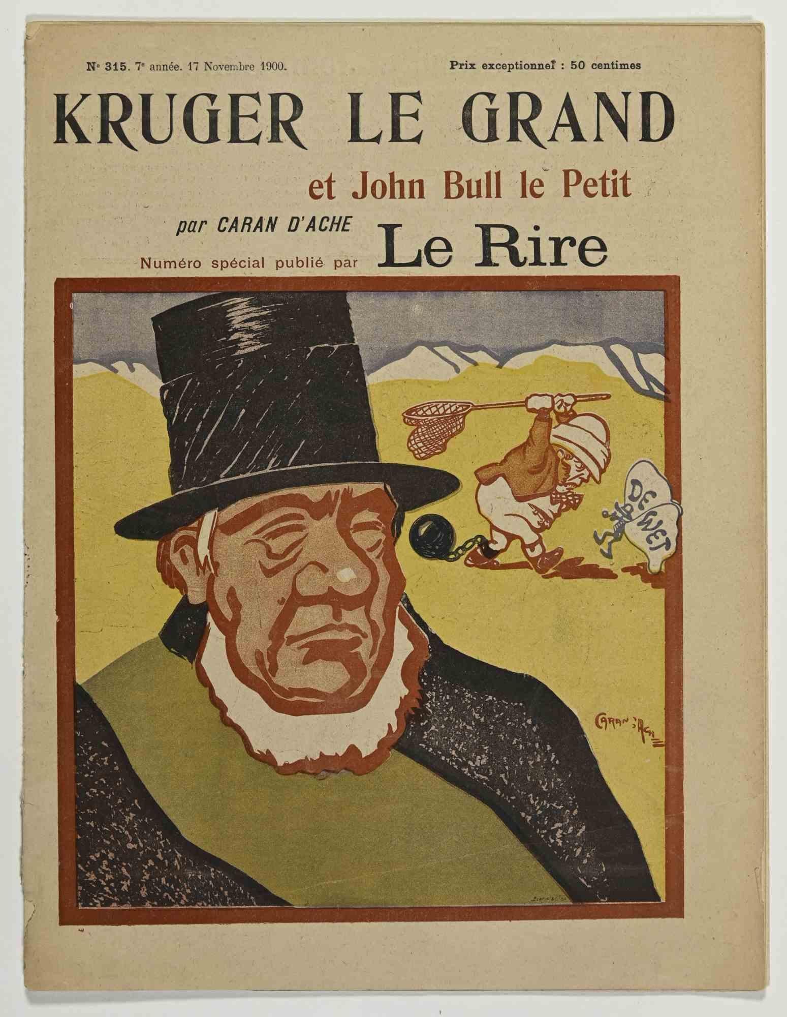 Le Rire - Illustrated Magazine  after Caran d'Ache - 1900 - Art by Caran D'Ache