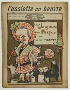 Antique L'Assette au Beurre - Illustrated Magazine after Lucien Metivet - 1901