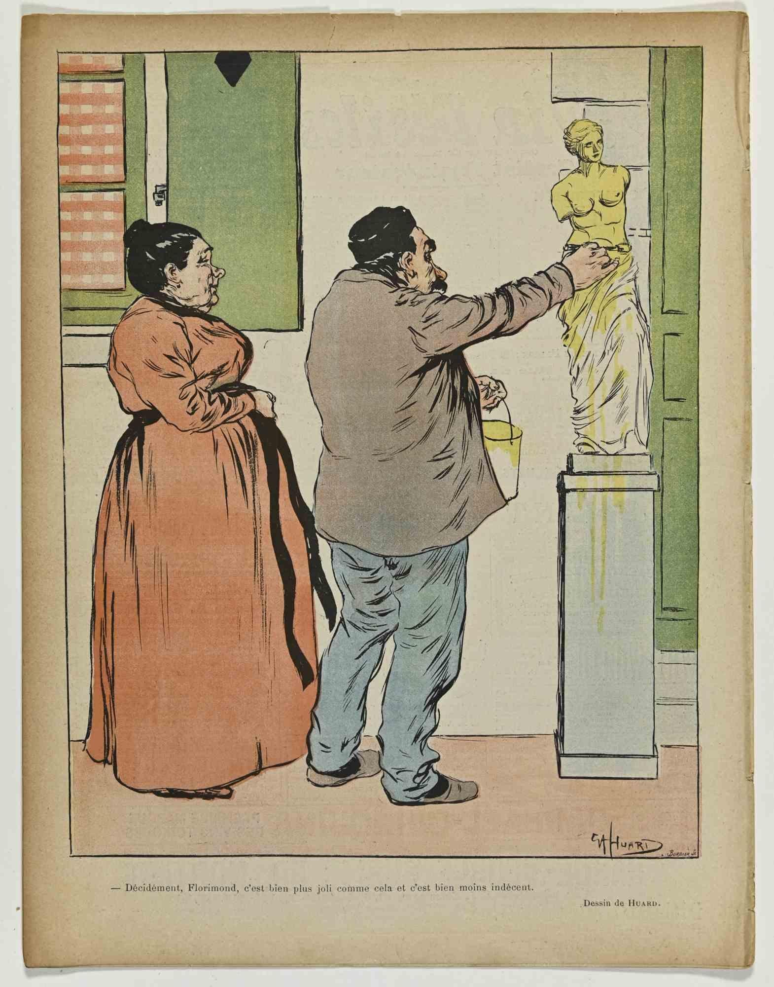 Le Rire - Illustrated Magazine after Charles Huard - 1896 For Sale 1