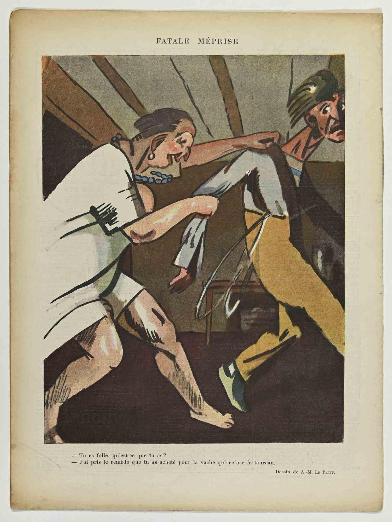 Le Rire - Magazine illustré par Abel Faivre - 1928 - Art de Jules-Abel Faivre