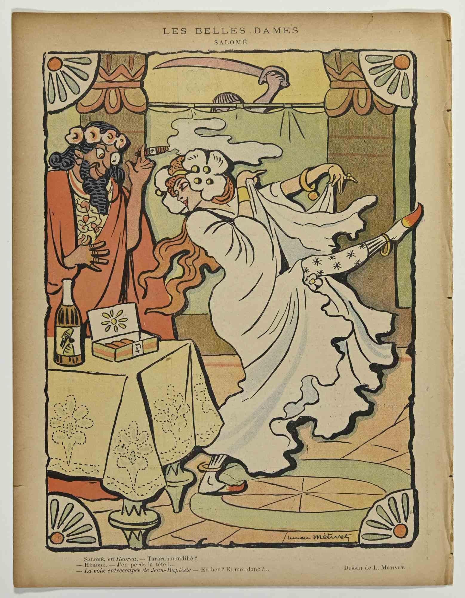 Le Rire - Illustrated Magazine after Lucien Metivet - 1896 - Art by Lucien Métivet