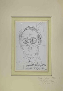 Self Portrait - Drawing by Pierre Lagénie - 1993