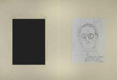 Self Portrait - Drawing by Pierre Lagénie - 1993