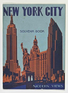 Vintage A Book of Modern Views of New York City  - 1937