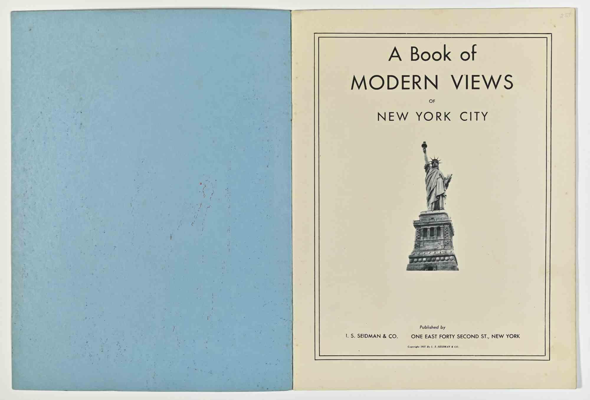 A Book of Modern Views of New York City ist ein Souvenirbuch, das 1937 von I. S. SEIDMAN & CO. veröffentlicht wurde.

Innenaufnahmen von New York mit Beschreibungen.

Guter Zustand.