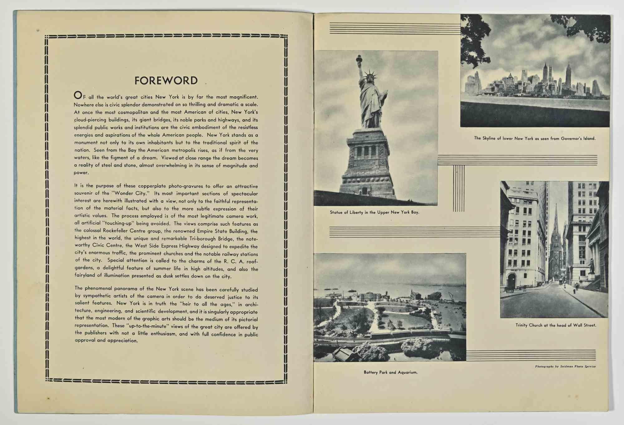 Ein Buch mit modernen Ansichten von New York City  - 1937 im Angebot 1