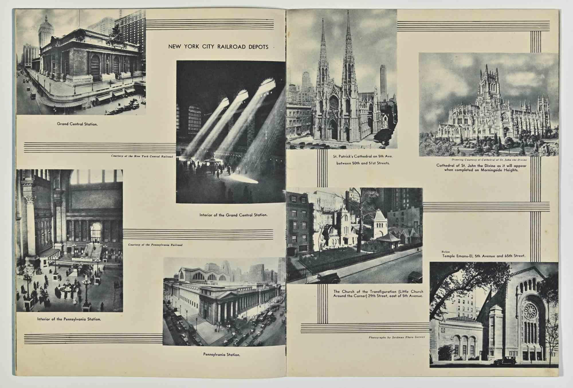 Ein Buch mit modernen Ansichten von New York City  - 1937 im Angebot 2