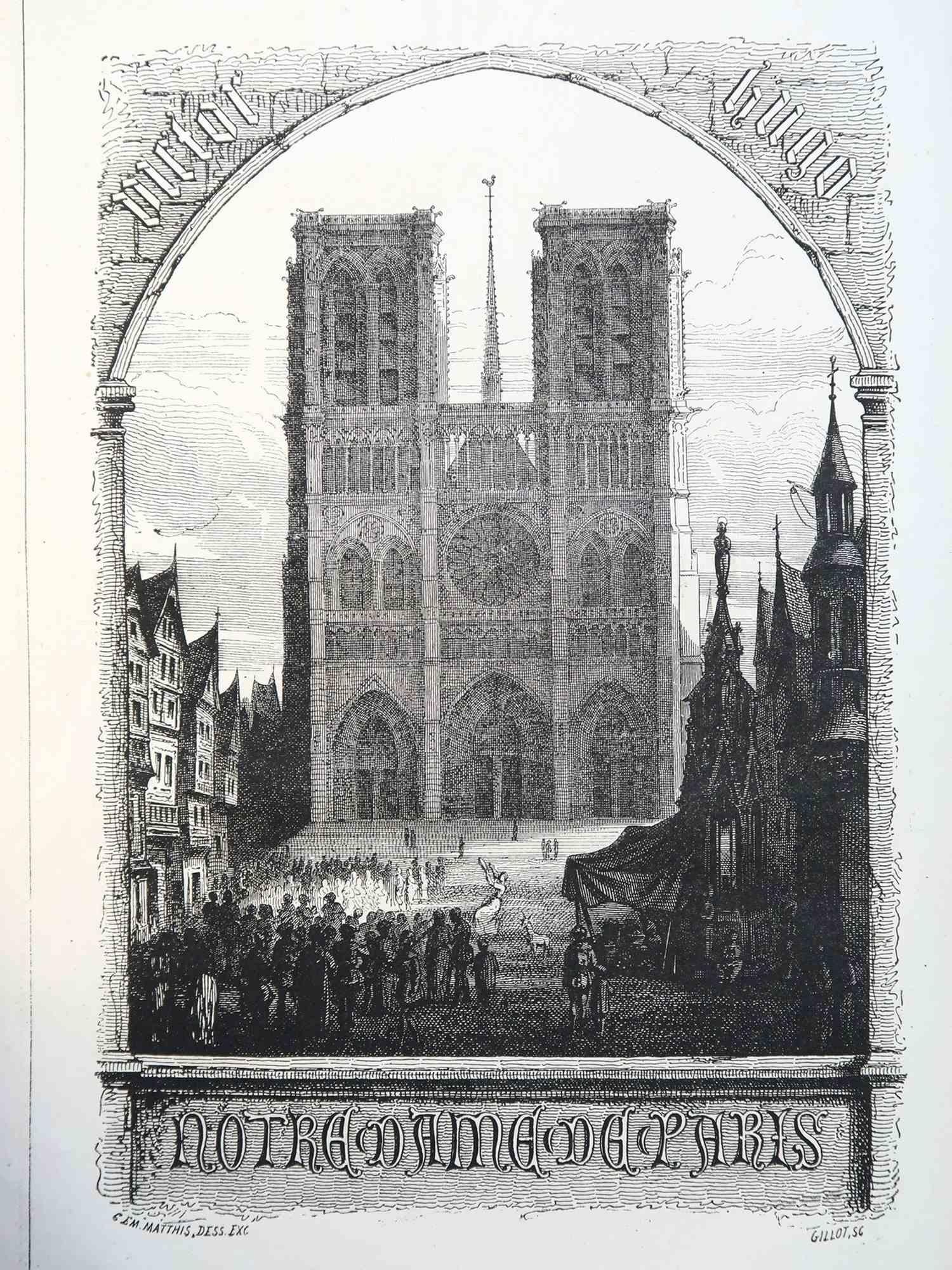 Notre Dame de Paris - Rare Book by Victor Hugo - 1865 For Sale 4