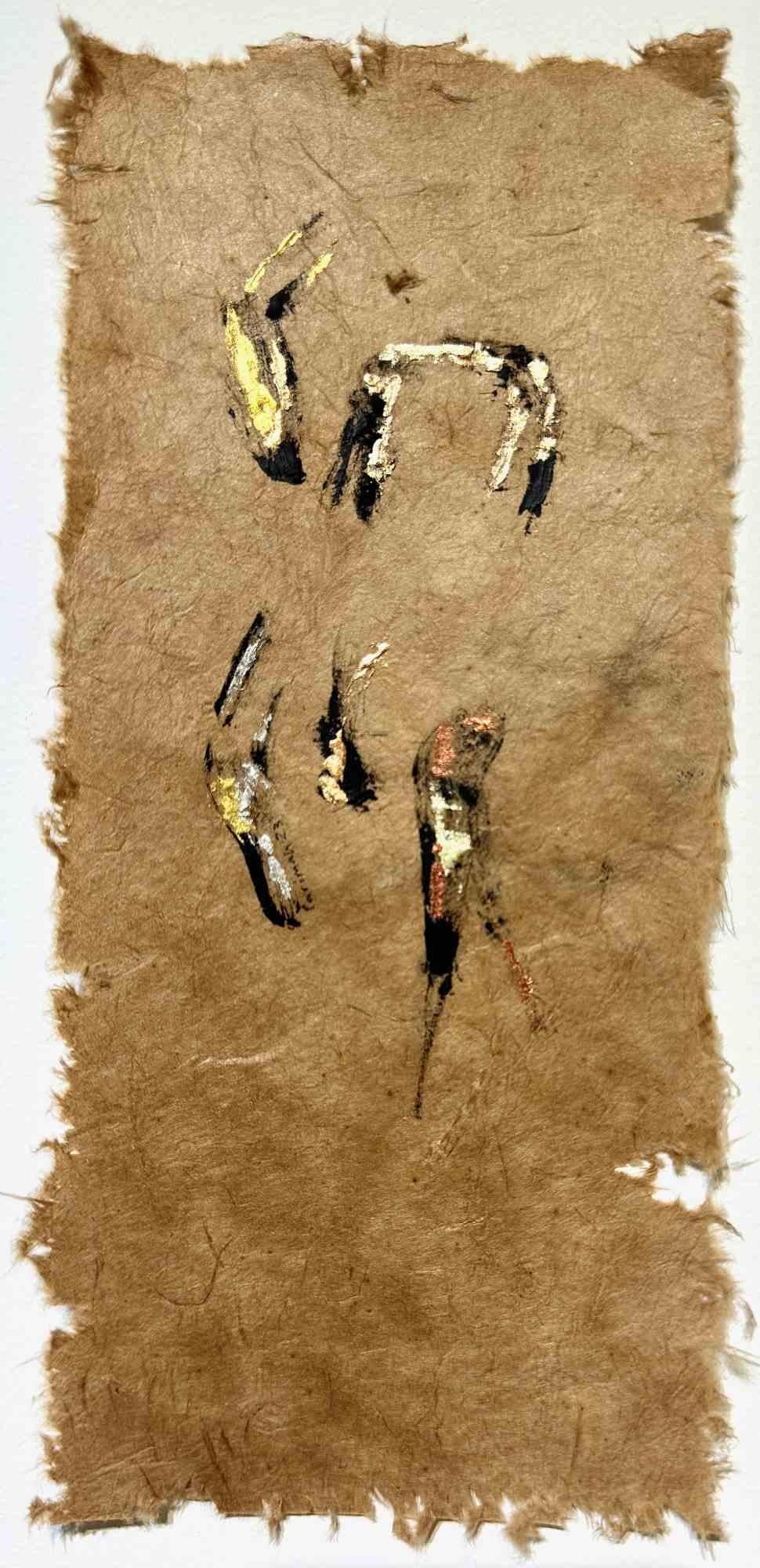 Le dernier souffle de l'obscurité - Peinture de Parimah Avani - 2023