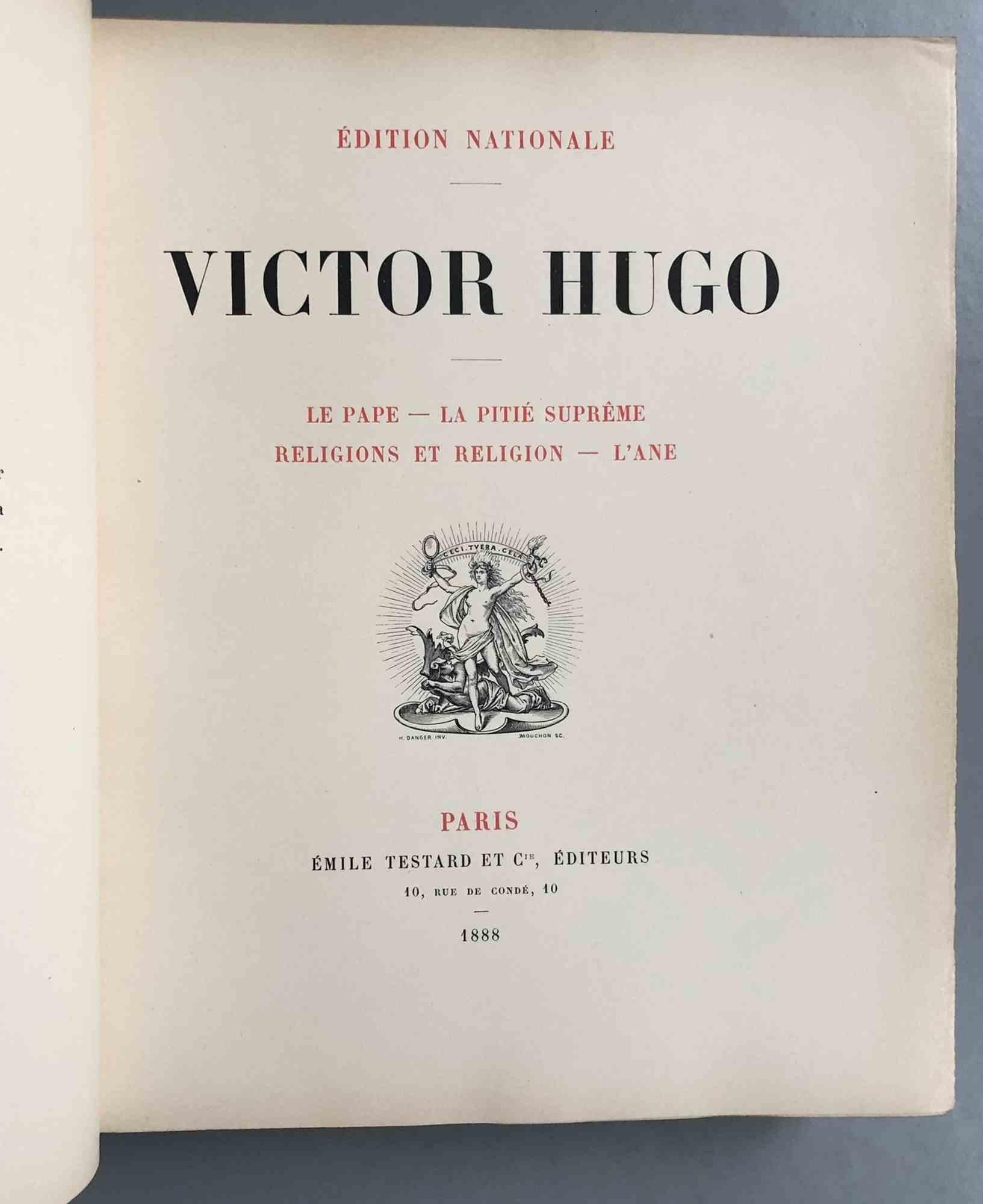 Le Pape / La pitié suprême / Religionen und... - Seltenes Buch von Victor Hugo - 1888