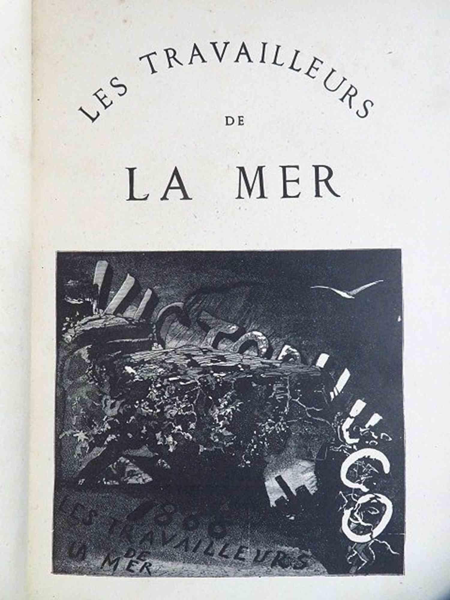 Les Travailleurs de la Mer is a rare book by Victor Hugo published in 1866.

Edited by Quantin - Paris. 

Original “De luxe”  illustrated edition. “Tirage de tête” of 50 numbered copies on “velin teinté” (this is n°32) in a half leather coeval