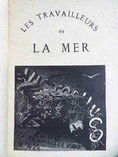Antique Les Travailleurs de la Mer - Rare Book by Victor Hugo - 1866